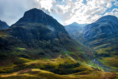 İskoçya 'daki Glencoe' da. Lochaber, İskoçya, İngiltere