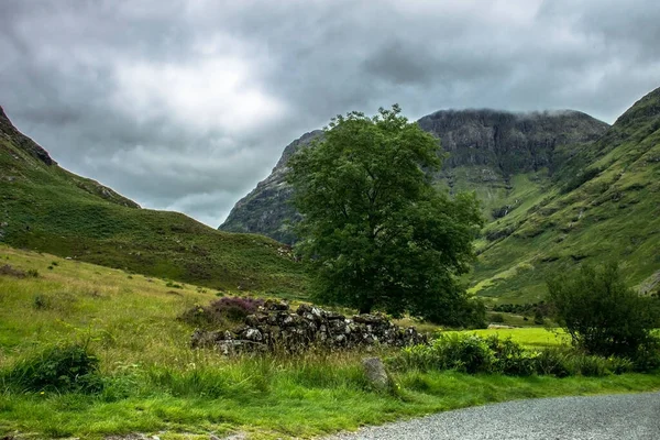 Hermoso Paisaje Glencoe Highlands Escoceses —  Fotos de Stock