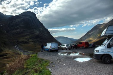 Glencoe, İskoçya 'da Bakış açısı.