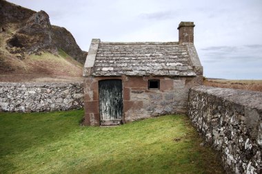 Aziz Cyrus Nether Kilisesi. Kirkside, Saint Cyrus, Aberdeenshire, İskoçya, İngiltere