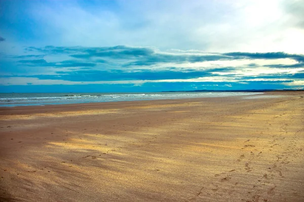 Cyrus Beach Aberdeenshire Scotland — Stock fotografie