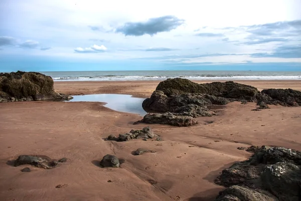 Cyrus Plajı Aberdeenshire Skoçya Ngiltere — Stok fotoğraf