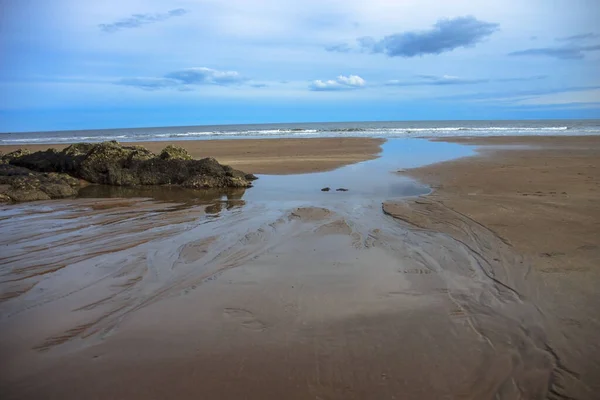 Cyrus Plajı Aberdeenshire Skoçya Ngiltere — Stok fotoğraf