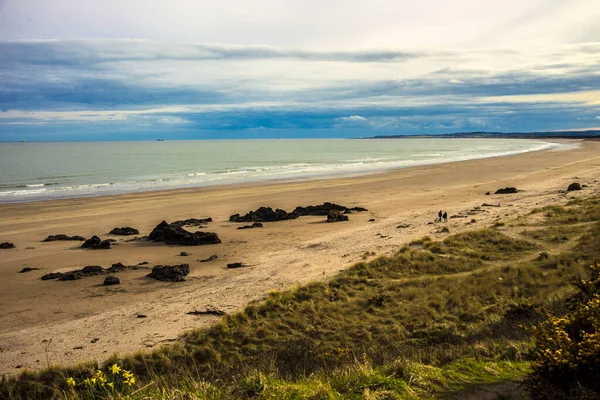 Cyrus Beach Aberdeenshire Scozia Regno Unito — Foto Stock