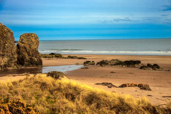 Cyrus Beach Aberdeenshire Escocia Reino Unido —  Fotos de Stock