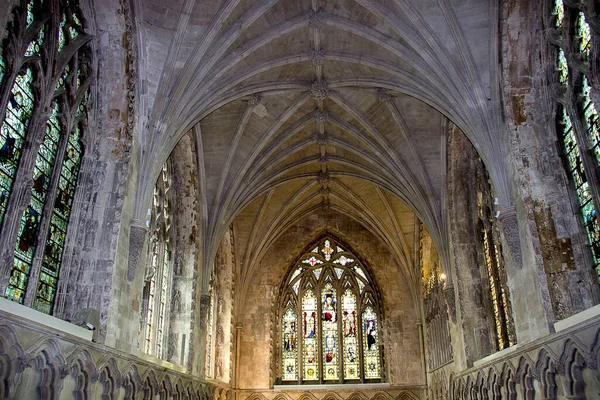 Détail Cathédrale Albans Hertfordshire Angleterre Royaume Uni — Photo