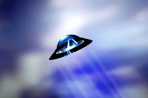 Ufo Unidentified Flying Object — Foto de Stock