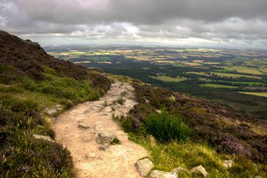 Dağlarda manzara var. Aberdeenshire, İskoçya, İngiltere