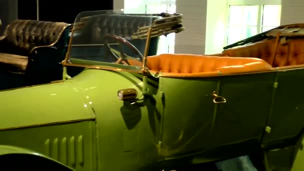 Pyshma Rússia 2021 Exposição Carros Retro Carro Benz 1910 Phaeton — Vídeo de Stock