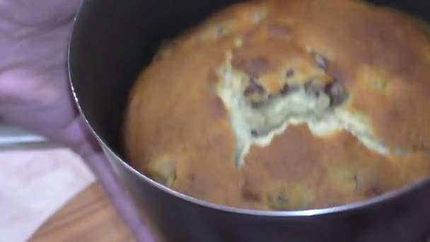 Traditioneller Russischer Osterkuchen Ostern Heller Sonntag Christi Ist Der Älteste — Stockvideo