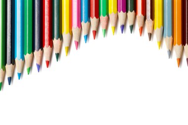 renkli kalemler dalga yalan