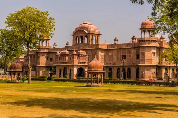 View Lalgarh Palace Bikaner Rajasthan India — Stock Photo, Image