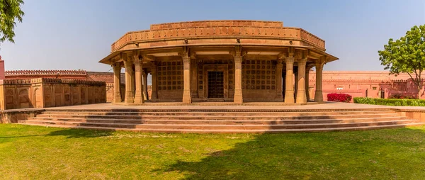 Ein Blick Auf Ein Theater Lalgarh Palace Garden Bikaner Rajasthan — Stockfoto