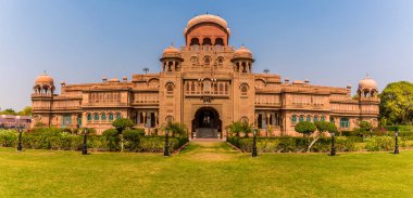 Hindistan, Rajasthan, Bikaner 'deki Lalgarh Sarayı' nın manzarası.