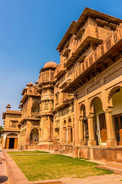 Pohled Fasádu Junagarh Fort Bikaner Rajasthan Indie — Stock fotografie