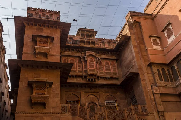 Över Innergården Junagarh Fort Bikaner Rajasthan Indien — Stockfoto