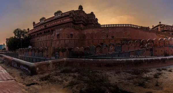 Panorama View Junagarh Fort Bikaner Rajasthan India Sunset — Stock Photo, Image