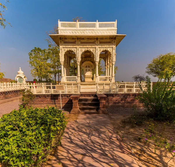 Ein Blick Den Garten Des Jaswant Thada Denkmals Jodhpur Rajasthan — Stockfoto