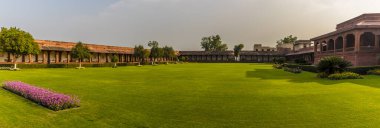 Fathepur Sikri, Hindistan 'daki terk edilmiş tapınağın manzarası.