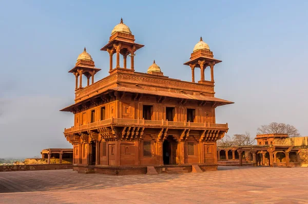 Pohled Neposkvrněný Opuštěný Chrámový Komplex Fathepur Sikri Indie — Stock fotografie