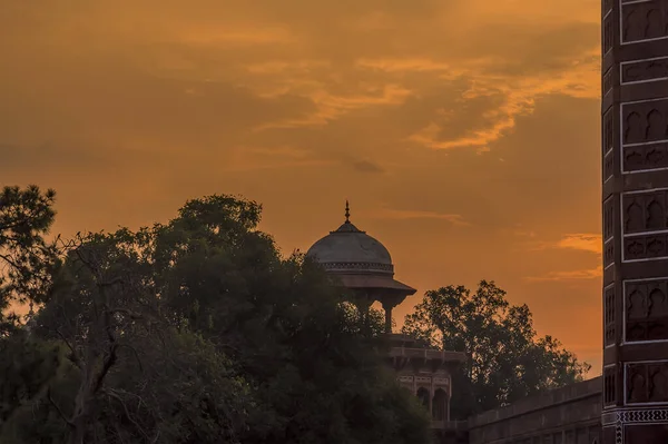 Utsikt Över Agra Indien Strax Efter Soluppgången — Stockfoto
