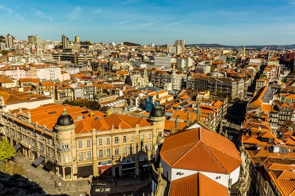 Uma Vista Para Nordeste Através Dos Telhados Porto Portugal Partir — Fotografia de Stock