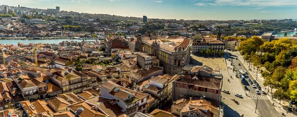 Vista Panorâmica Para Museu Fotografia Para Rio Douro Através Dos — Fotografia de Stock