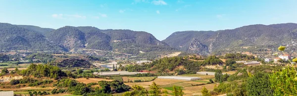 Une Vue Panoramique Sur Vallée Alaharan Vers Fort Alara Sommet — Photo