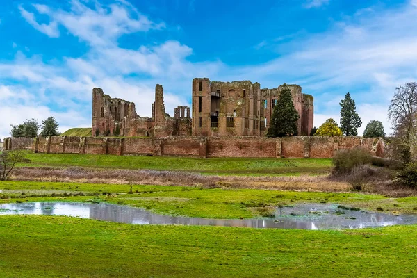 Una Vista Través Pradera Gran Mere Kenilworth Reino Unido Hacia —  Fotos de Stock