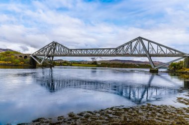 A view of the Connel Bridge near Oban, Scotland on a summers day