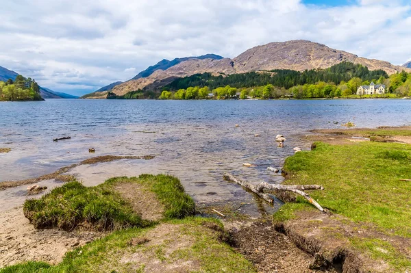 Een Uitzicht Ten Zuiden Van Loch Shiel Glenfinnan Schotland Een — Stockfoto
