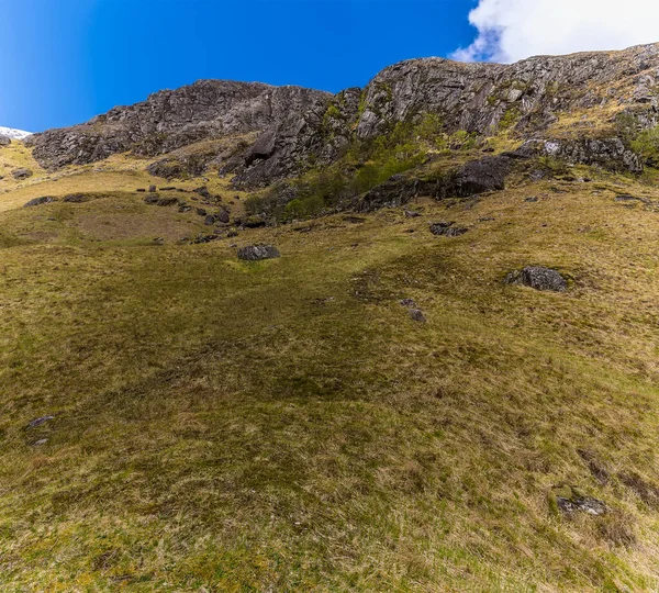 Вид Схил Долини Поблизу Водоспаду Стел Глен Невіс Шотландія Літній — стокове фото