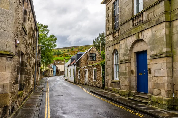 Uma Vista Uma Rua Lateral Que Leva Para Fora Falkland — Fotografia de Stock