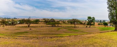 Rorkes 'teki savaş alanından bir manzara Baharda Güney Afrika' da sürükleniyor