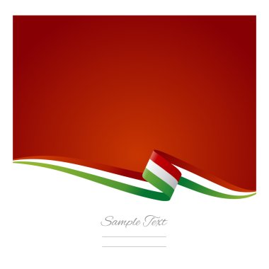 Abstract color background Italian flag clipart