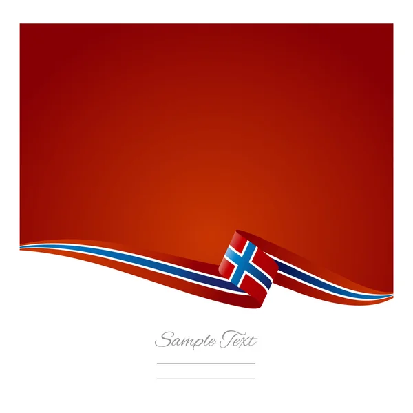 Abstract color background Norway flag — Stock Vector