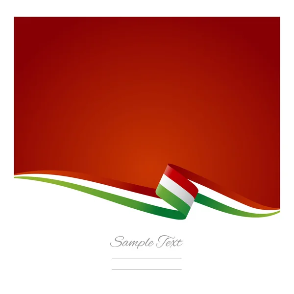 Fondo de color abstracto Bandera italiana — Vector de stock