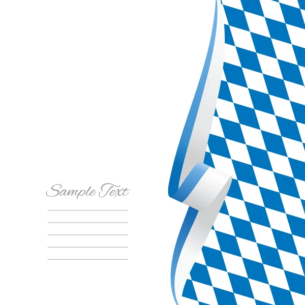 Bavarian right side brochure cover vector — Stock Vector