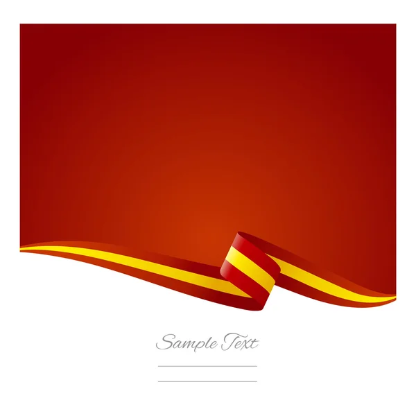 Fondo de color abstracto Bandera de España — Vector de stock