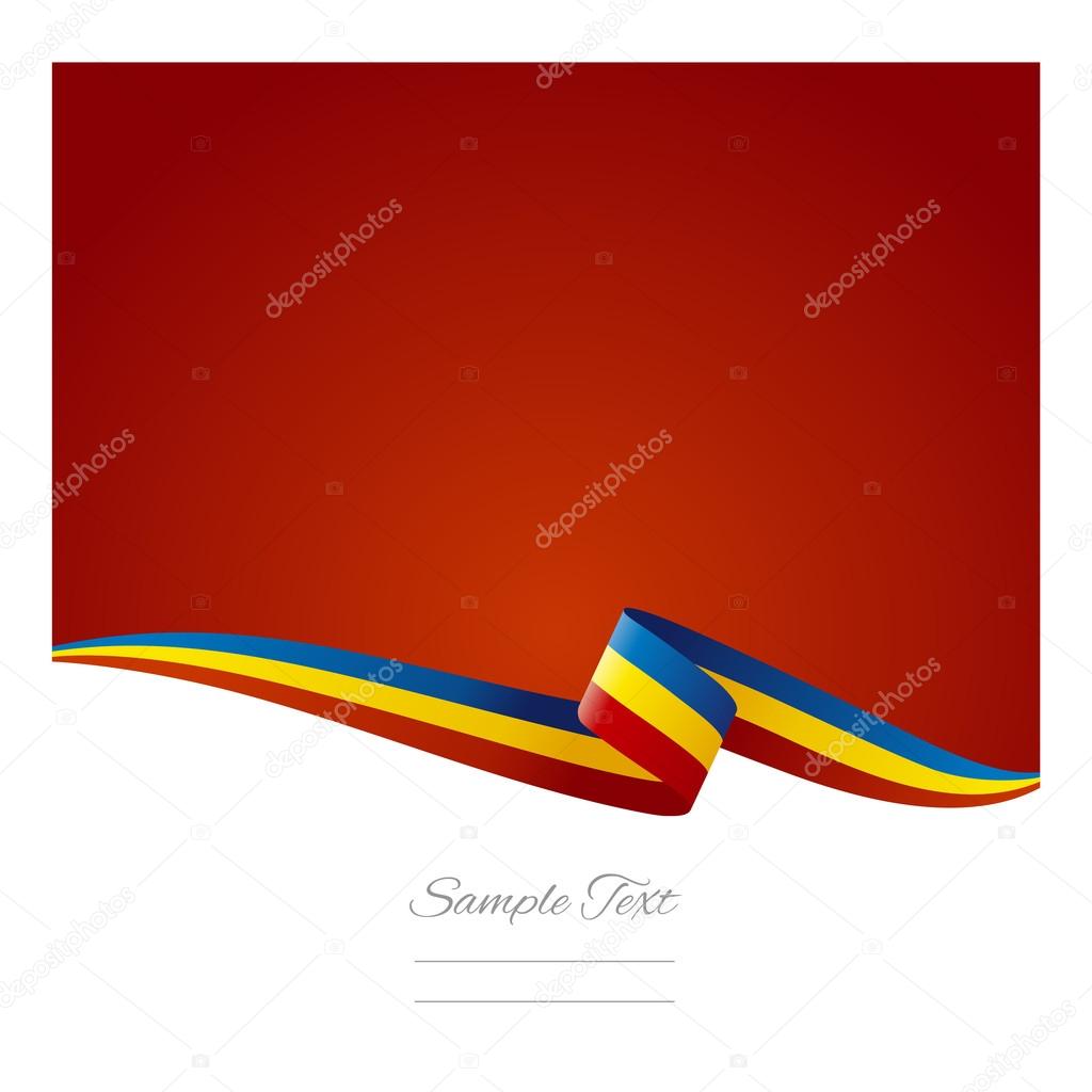Abstract color background Romanian flag