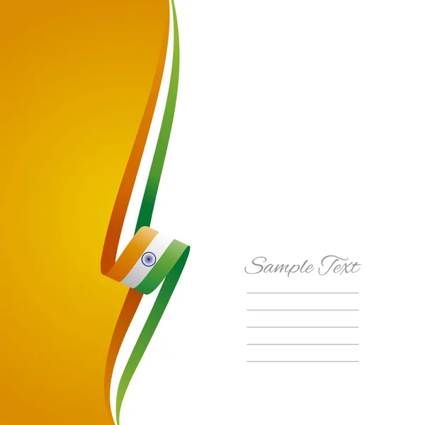 Indische linkerzijde brochure dekking vector — Stockvector