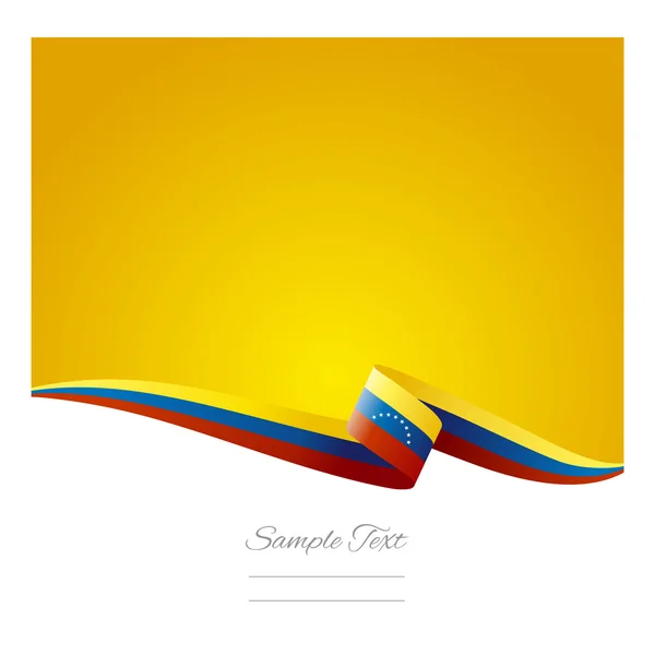 Colore astratto sfondo vettore bandiera venezuelana — Vettoriale Stock