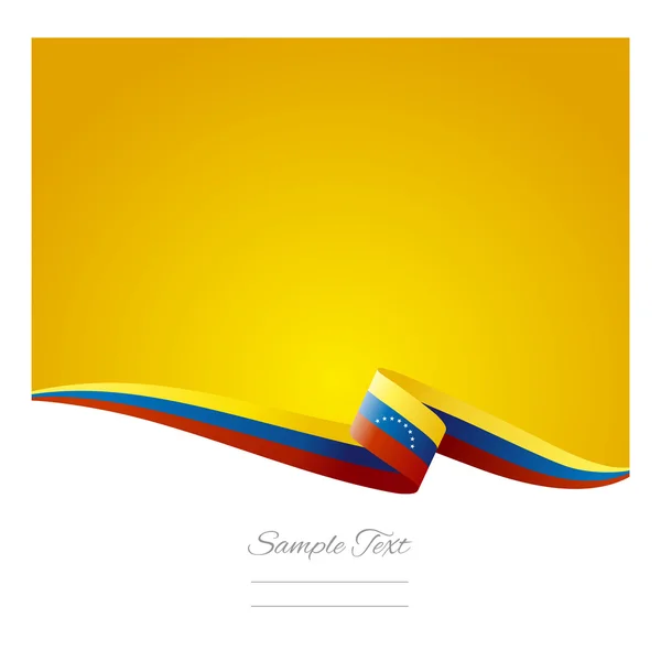 Fundo de cor abstrato Vetor de bandeira venezuelano — Vetor de Stock