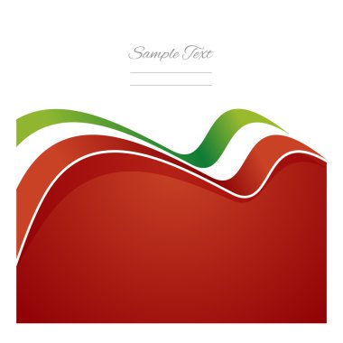 İtalya soyut bayrak şerit vektör