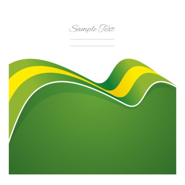 Brezilya soyut bayrak şerit vektör