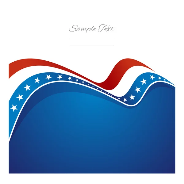 bizim bayrak şerit vektör soyut