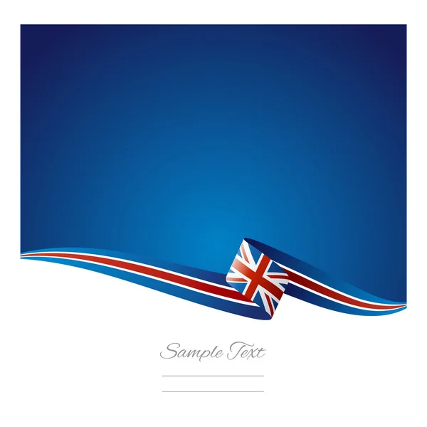 Abstracte kleur achtergrond Britse vlag vector — Stockvector