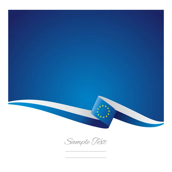 Vlajka EU abstraktní barvy pozadí vektor — Stockový vektor