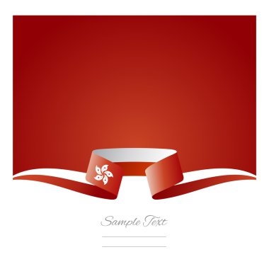 Arka plan Hong Kong bayrağı şerit