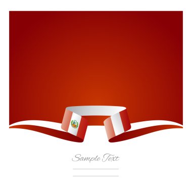Arka plan Peru bayrağı şerit